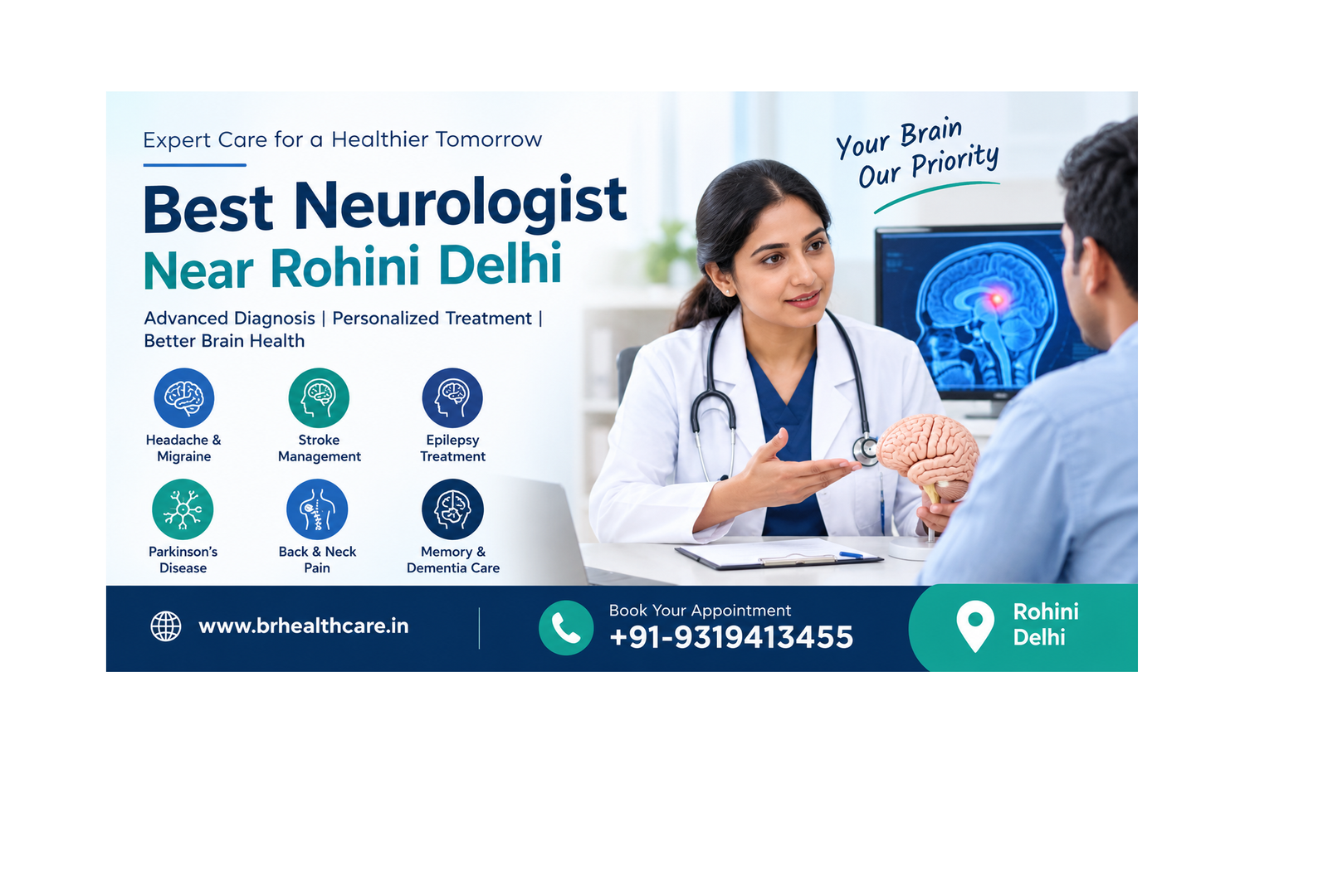 Best Neurologist Near Rohini Delhi